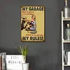 My Garage My Rules - Vintage Metal Signs - 30*40cm