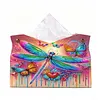 DIY Diamond Painting Creative Design Leather Handmade Tissue Holder Rhinestones Decorative Tissue Box Craft Kits
