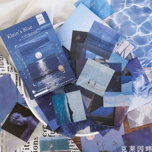 JOURNALSAY Pick-up boxed and paper stickers Paris diary series ins wind plant flower retro stickers