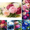 (Multi Style)[Multi-Style]Peony-Full Embroidery 3 strands 11CT Stamped Cross Stitch-40*53CM