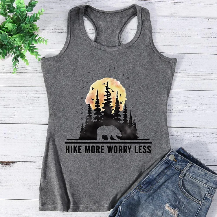 Hike more worry less Vest Top-Annaletters