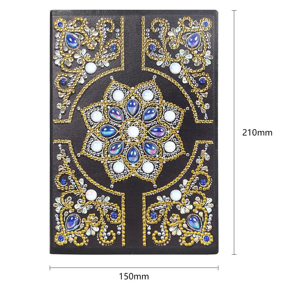 DIY Special Shaped Diamond Painting 50 Pages A5 Notebook Diary Book