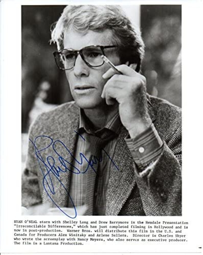 Ryan O'Neal Signed Autographed Irreconcilable Differences