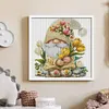 Tulip Gnome-11CT Stamped Cross Stitch 65*65cm/25.59*25.59in(Big Size) tapestrymarket