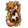 Fox In Autumn-14CT Stamped Cross Stitch 38*47cm/14.96*18.5in(Brand)