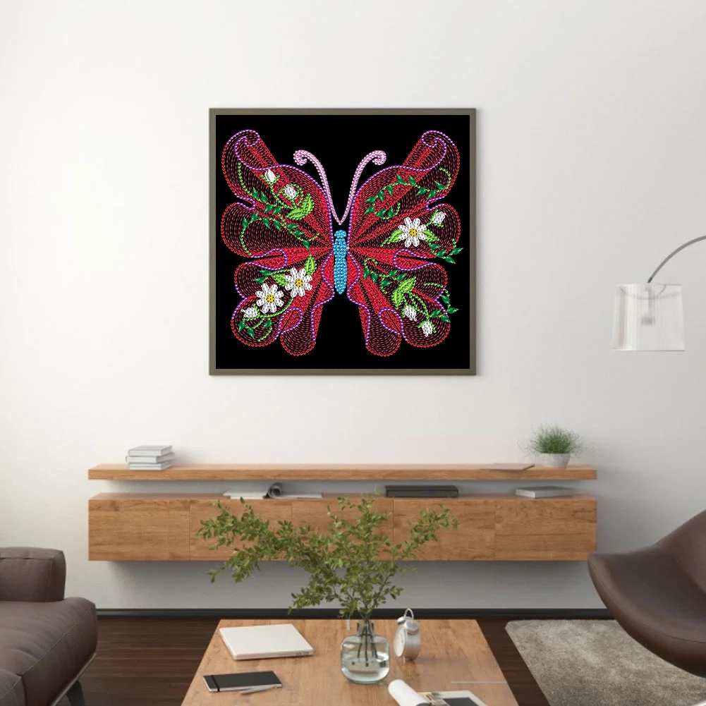 Special Shape Diamond Painting 30*30cm - Butterfly