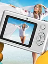 Compact Digital Camera with Fill Light (TF Card Not Included) HD Anti-Shake Student Camera Multiple Modes Portable Mini HD Video Camera Gift for Kids Teens and Starters