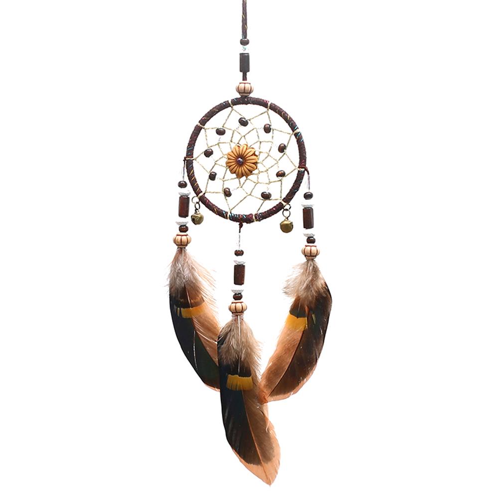 

Feathers Craft Dream Catcher Net Handmade Dreamcatcher Car Home Decoration, 501 Original