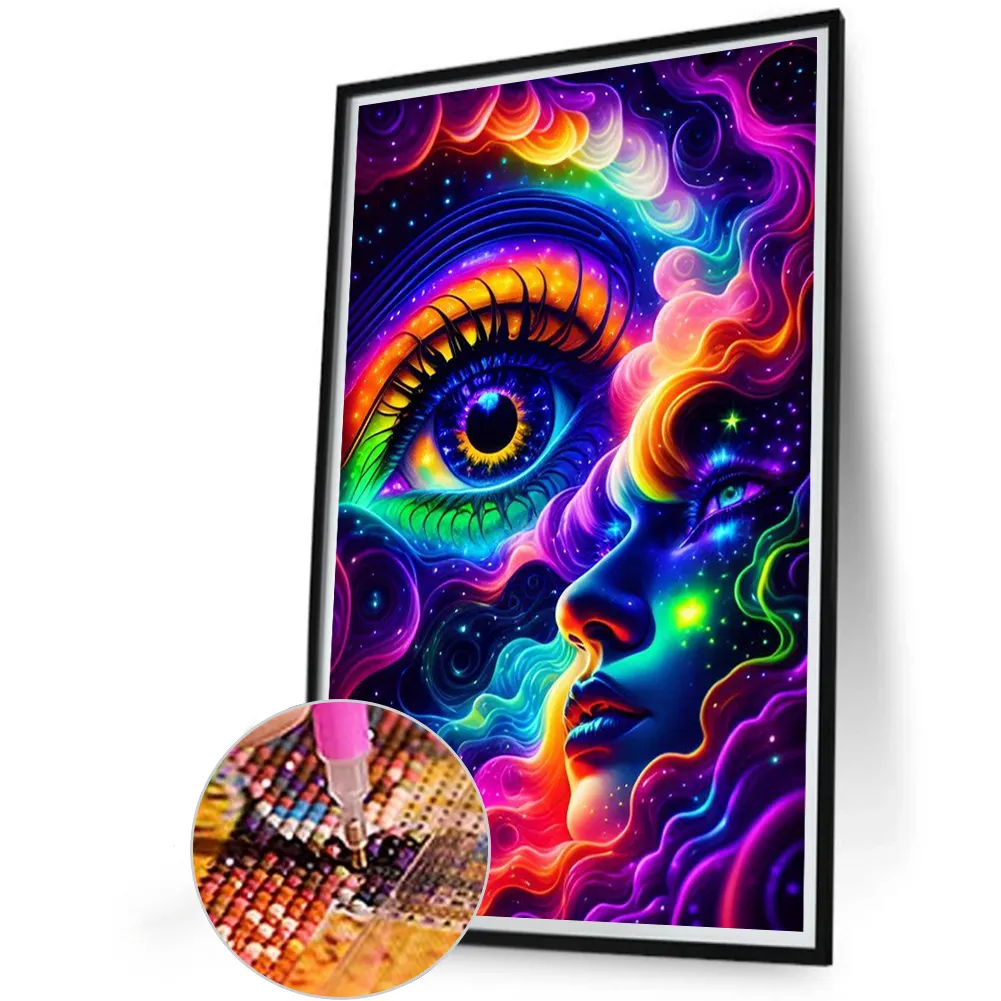 Diamond Painting - Full Round Drill - Colorful Cloud Eye(Canvas|40*65cm)