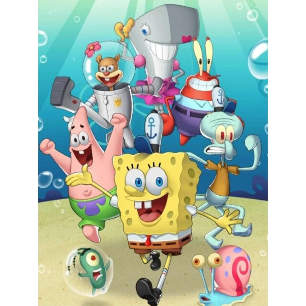 Cartoon - Full Round - Diamond Painting (30*40cm)