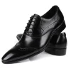 Formal Black Business Leather Oxford Dress Shoes for Men