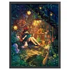 (Big Size) Witch'S Delivery Service - 11CT Stamped Cross Stitch 50*68cm/19.69*26.77in