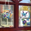 DIY Flowers Butterflies Diamond Painting Wreath （Single Sided)