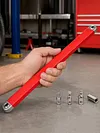 Slim Offset Impact Extension Wrench 15.4in with 4 Drive Adapters