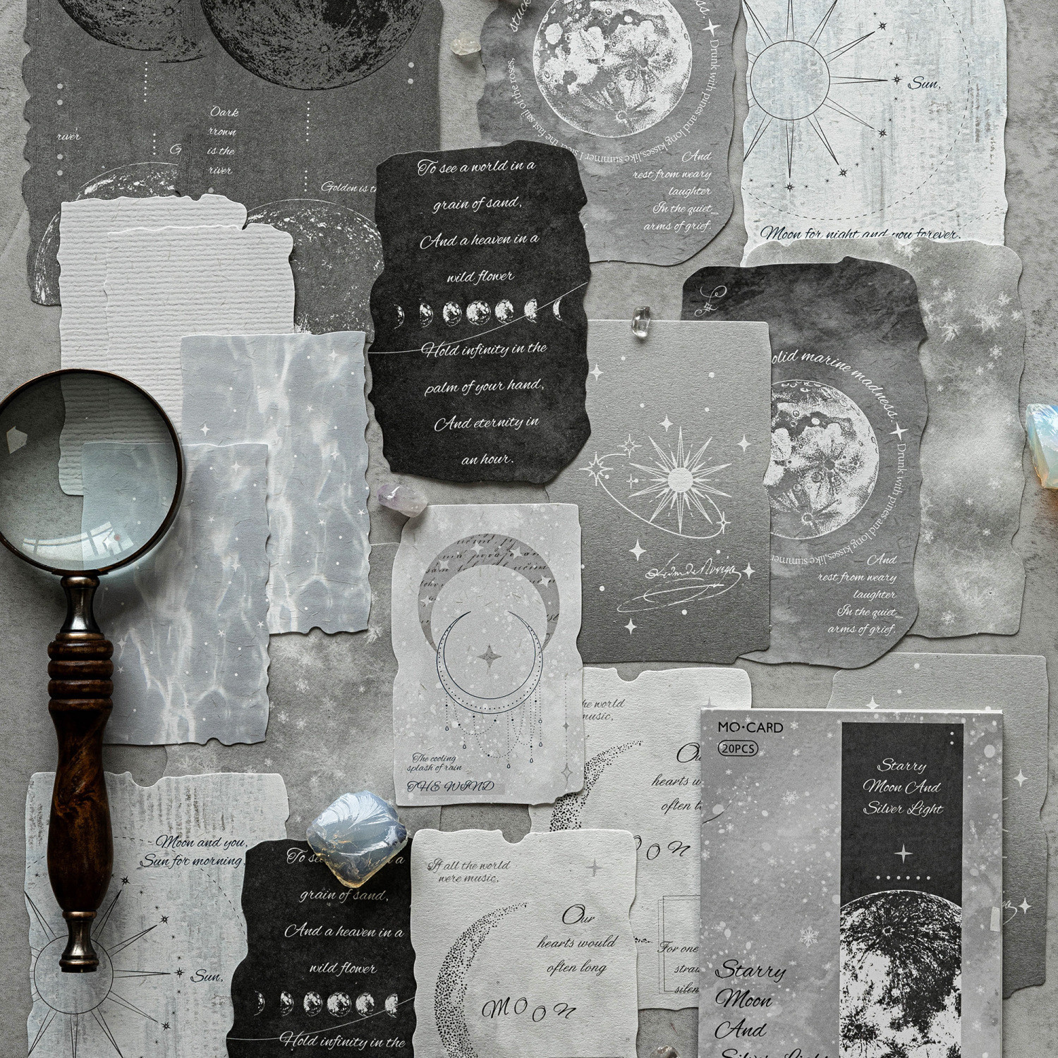 소재 종이 - 그레이트 아티스트 노트 시리즈 빈티지 트리