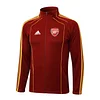 25/26 Arsenal Maroon long zipper  Training Jacket Set