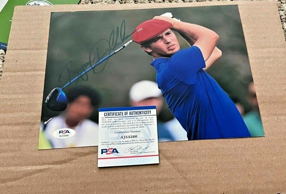 BRYSON DECHAMBEAU SIGNED 8X10 PGA GOLF Photo Poster painting PSA/DNA CERTIFIED