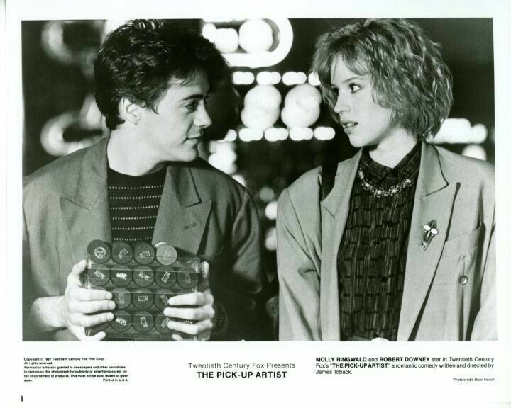 Robert Downey Jr. Molly Ringwald The Pick-Up Artist original press Photo Poster painting