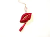 Red Lips Car Charm for Rear View Mirror
