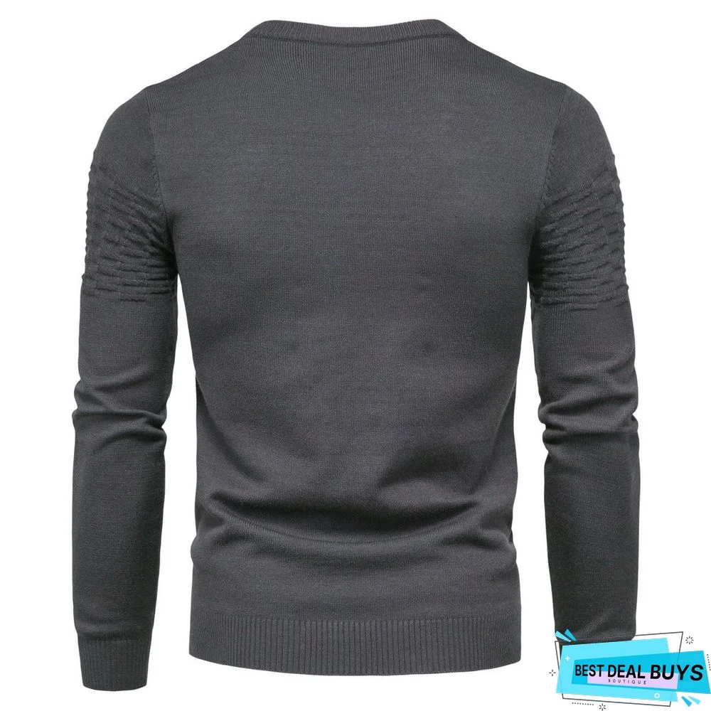 Men's Round Neck Bottoming Shirt Sweater