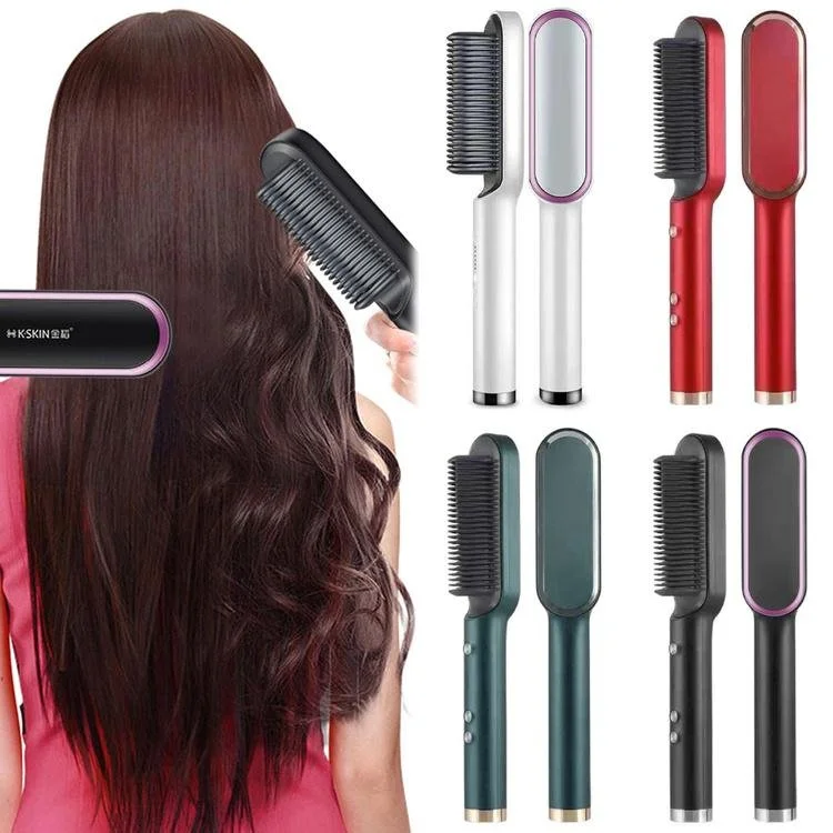 💖Last Day 49% OFF 💖Negative Ion Hair Straightener Styling Comb