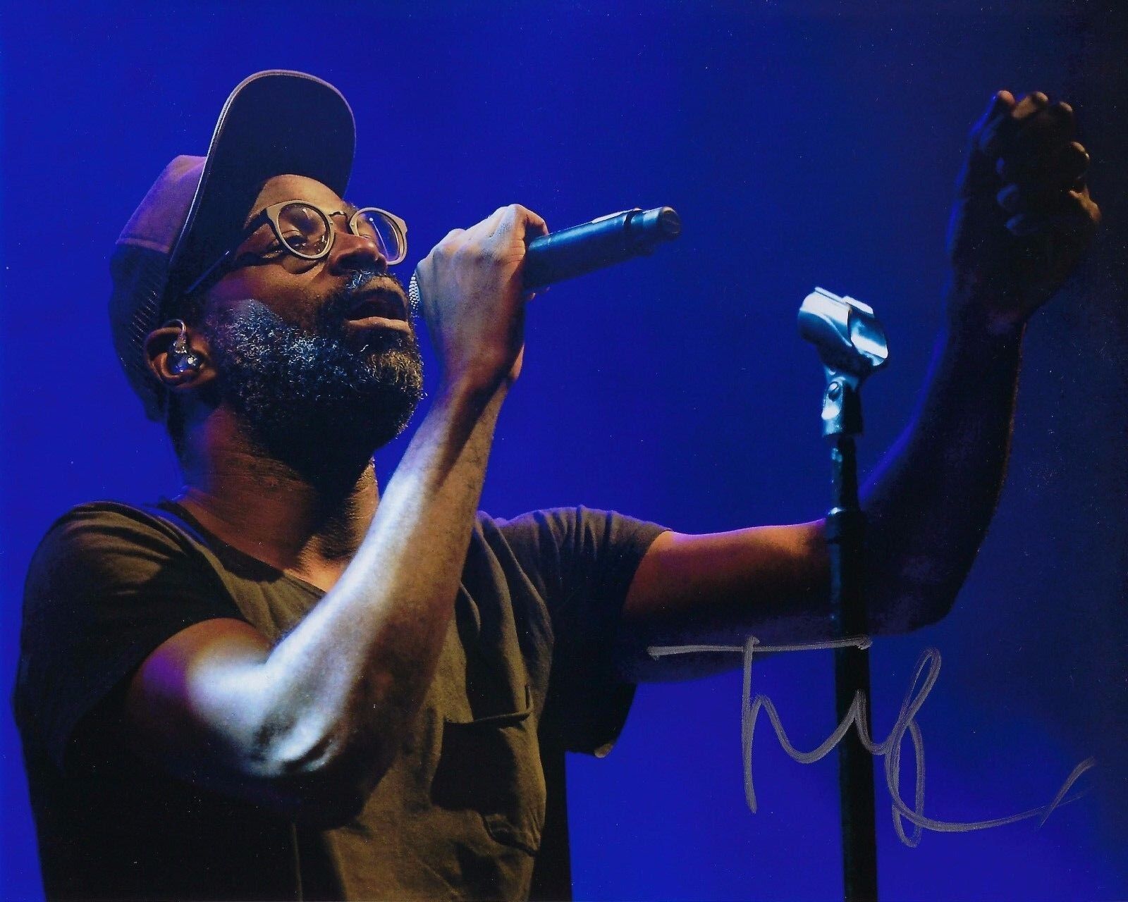 GFA Tv on the Radio Band * TUNDE ADEBIMPE * Signed 8x10 Photo Poster painting PROOF T1 COA