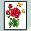 Flower - 9CT Partial Beaded Cross Stitch Kit(30x35cm)