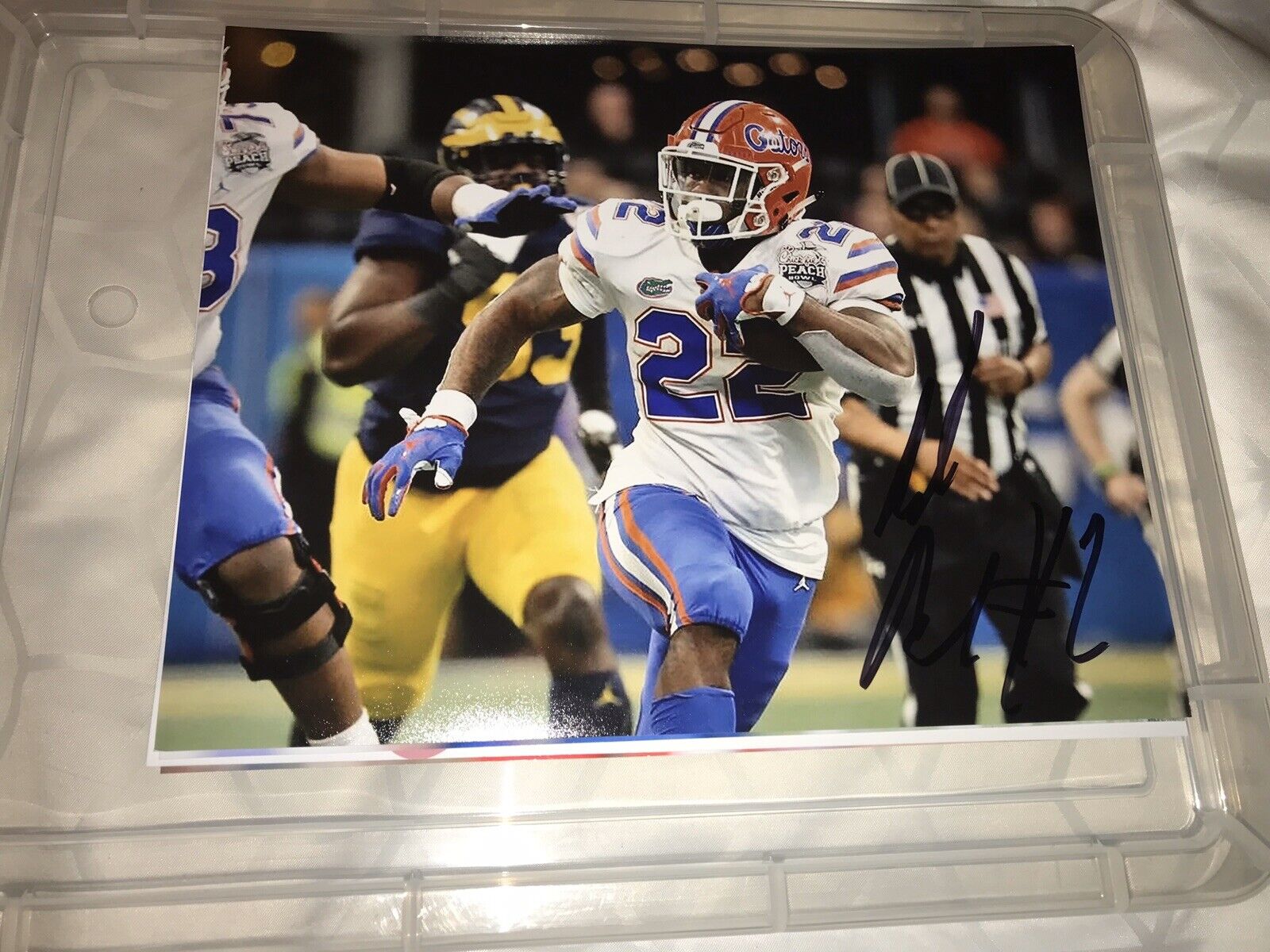 Lamical Perine Florida Gators signed autographed 8x10 football Photo Poster painting C