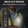 LED Ultra Slim Flashlight with Pen Clip Portable Pocket Flashlight for Hiking