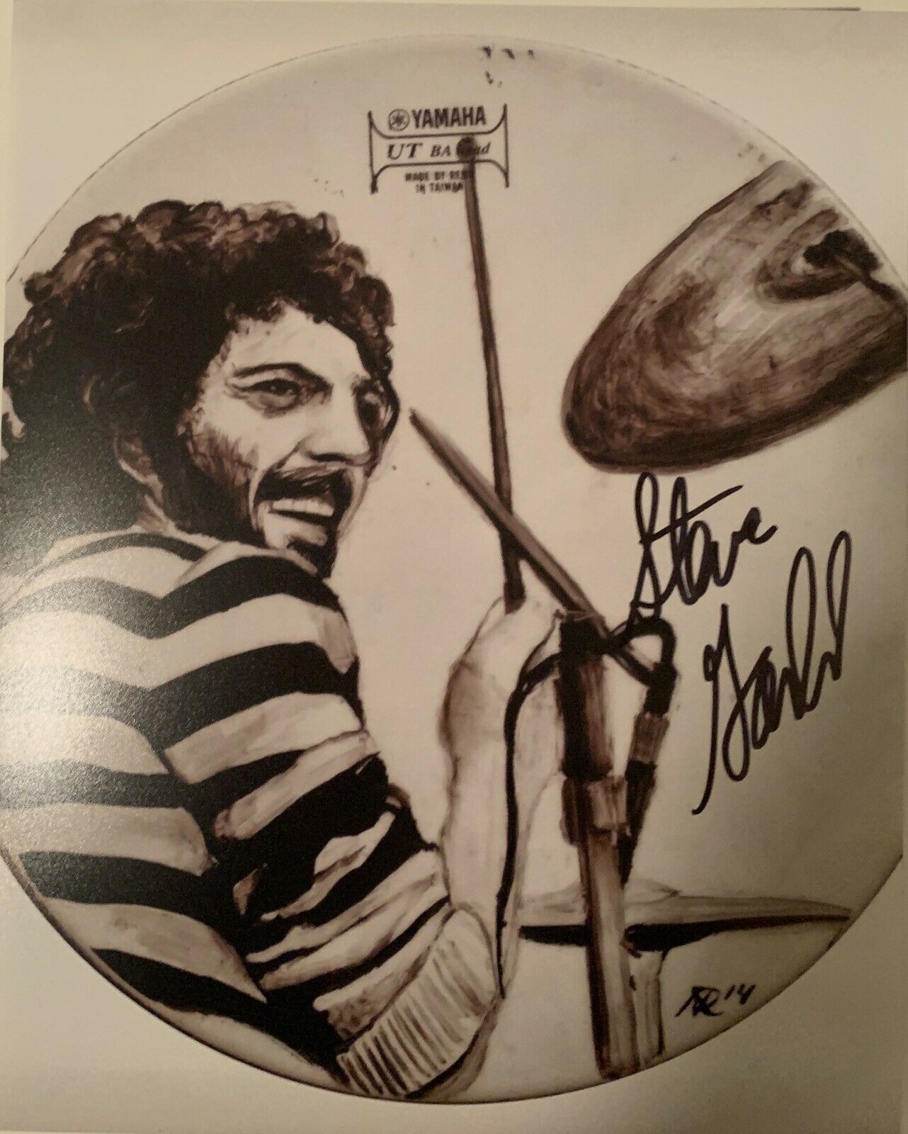 steve gadd signed 8x10 Photo Poster painting Pic Auto Drummer