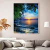 Sunset Scenery-14CT Counted Cross Stitch 36*46cm/14.17*18.11in