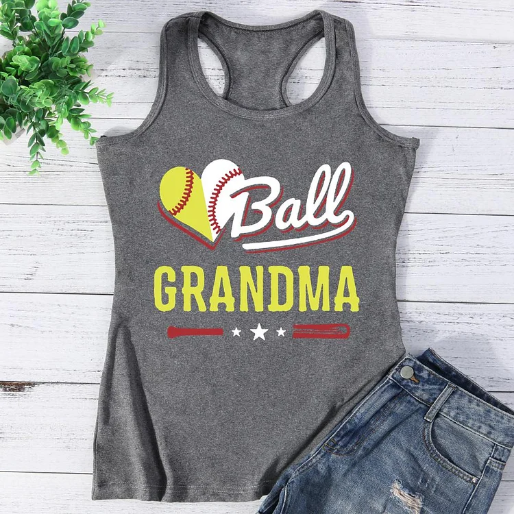 Baseball Grandma Vest Top