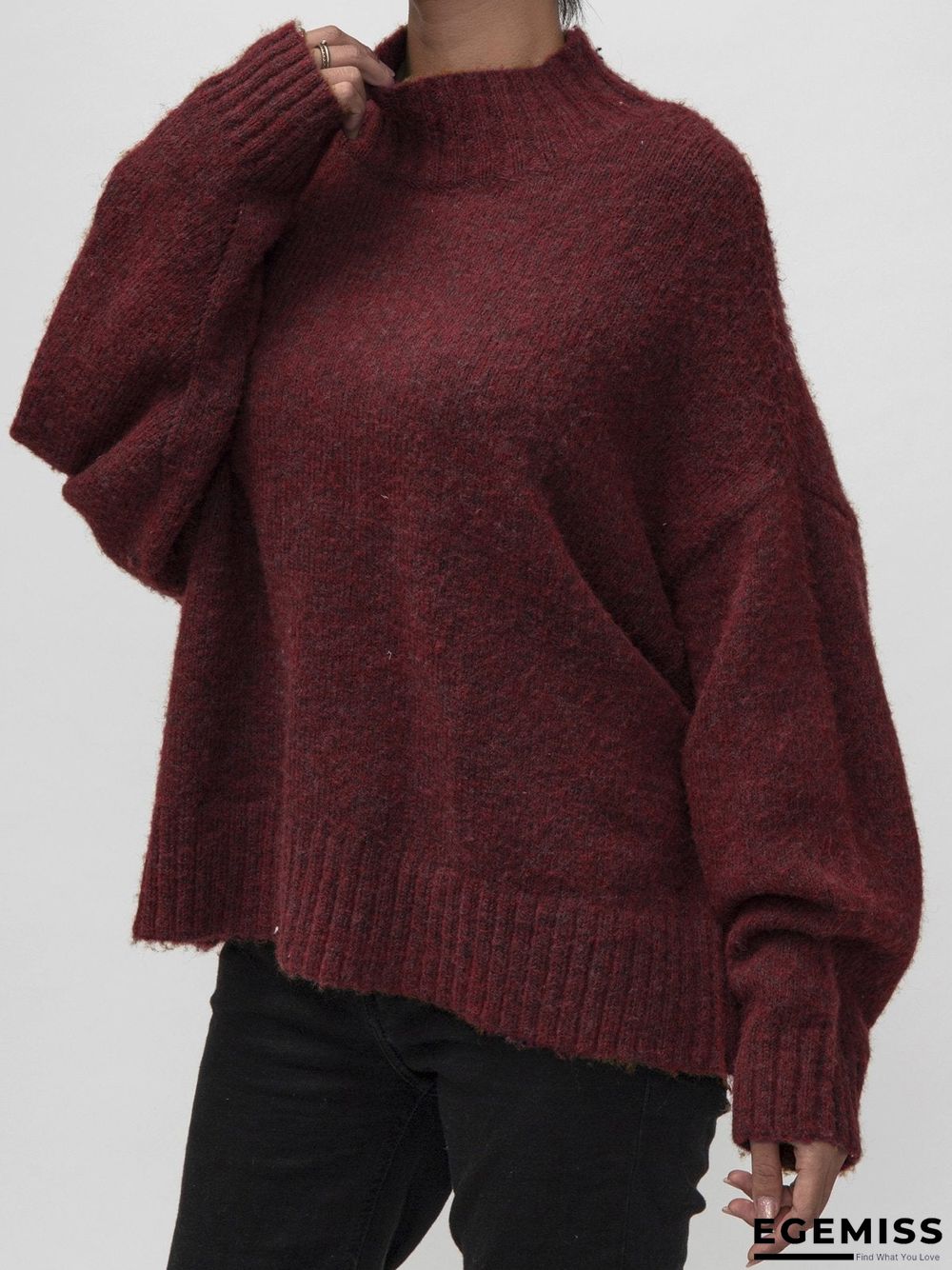 Brown Knitted Sweater | EGEMISS