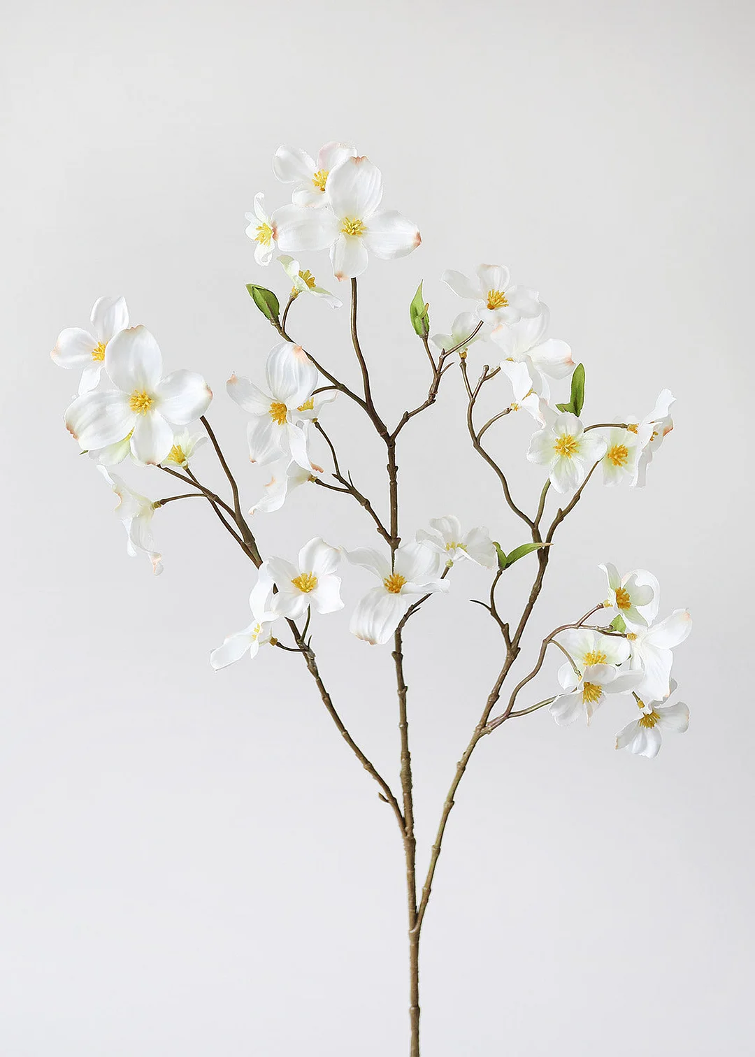 Cream Faux Dogwood Spring Branch - 33"