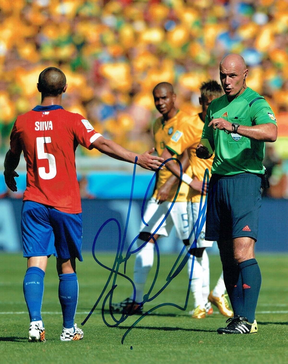 Howard WEBB Signed 10x8 Photo Poster painting 1 AFTAL COA Autograph Football Referee