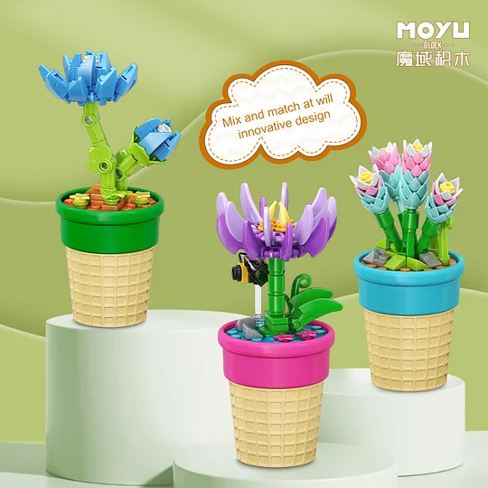 MOYU building blocks: MY87069-MY87080 ice cream building block