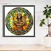 (50*50cm)Stained Glass Halloween - Full Round Drill Diamond Painting