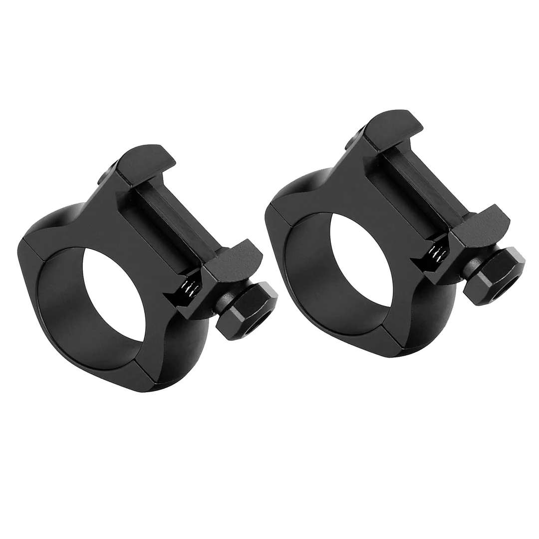 ohhunt® 25.4mm Picatinny Scope Rings Black 7075-T6 Three-stage Hard Anodized