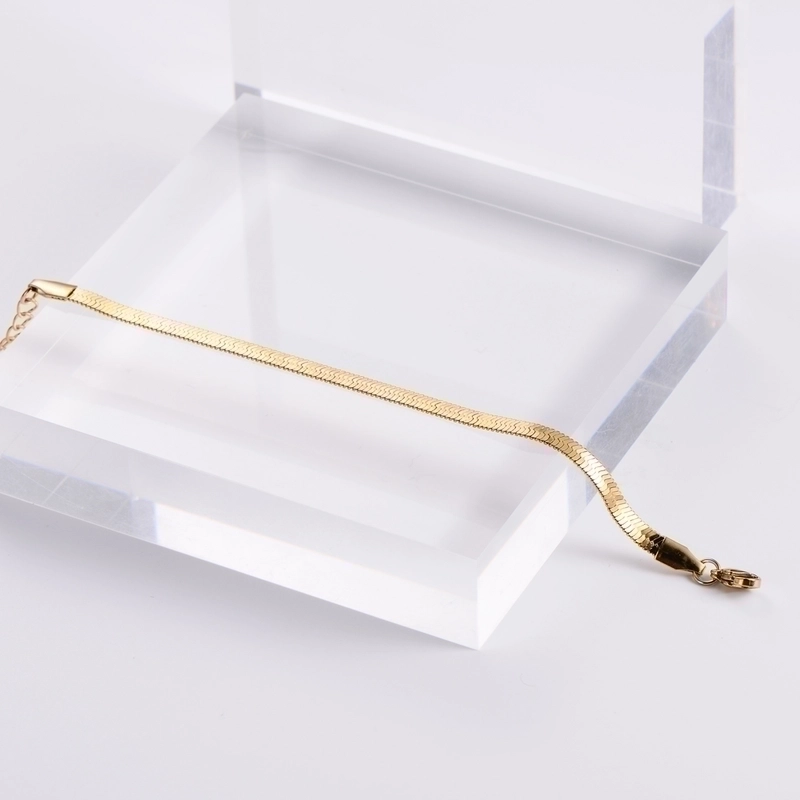 Minimalist Solid Color 304 Stainless Steel Bracelets In Bulk