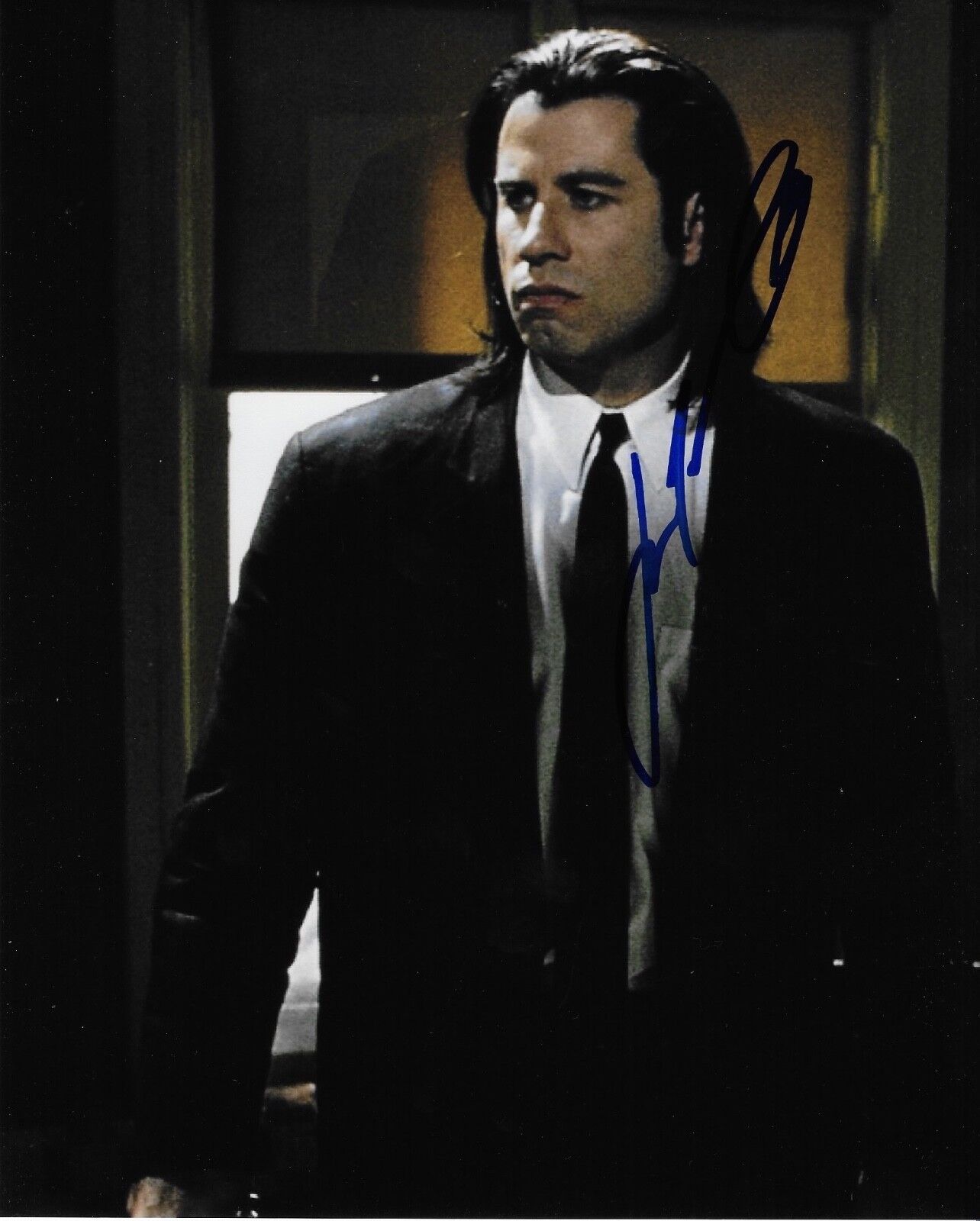 JOHN TRAVOLTA 'PULP FICTION' VINCENT VEGA SIGNED 8X10 PICTURE *COA 4 *PROOF