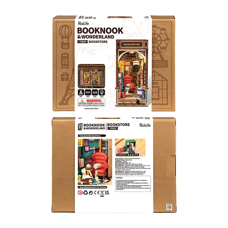 Rolife DIY Storybook Nook Kits