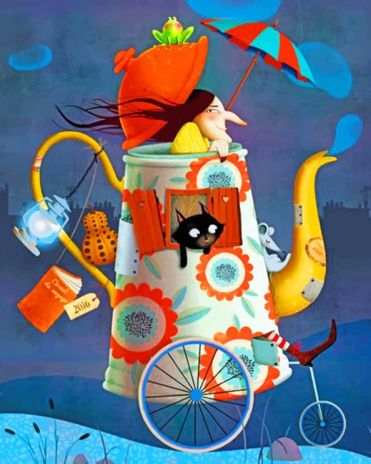 

Woman And Pets – Illustration Paint By Numbers - 40*50CM, 501 Original