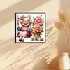 Happy Old Lady-Full Round Diamond Painting 30*30CM