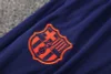 Kids Barcelona 25-26 1/4 Zip Tracksuit Player Version T90- Sapphire Blue Chandal
