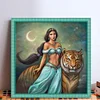 >SALE<Full Embroidery Cotton Thread 11CT Printed Princess Jasmine Cross Stitch 40x40cm
