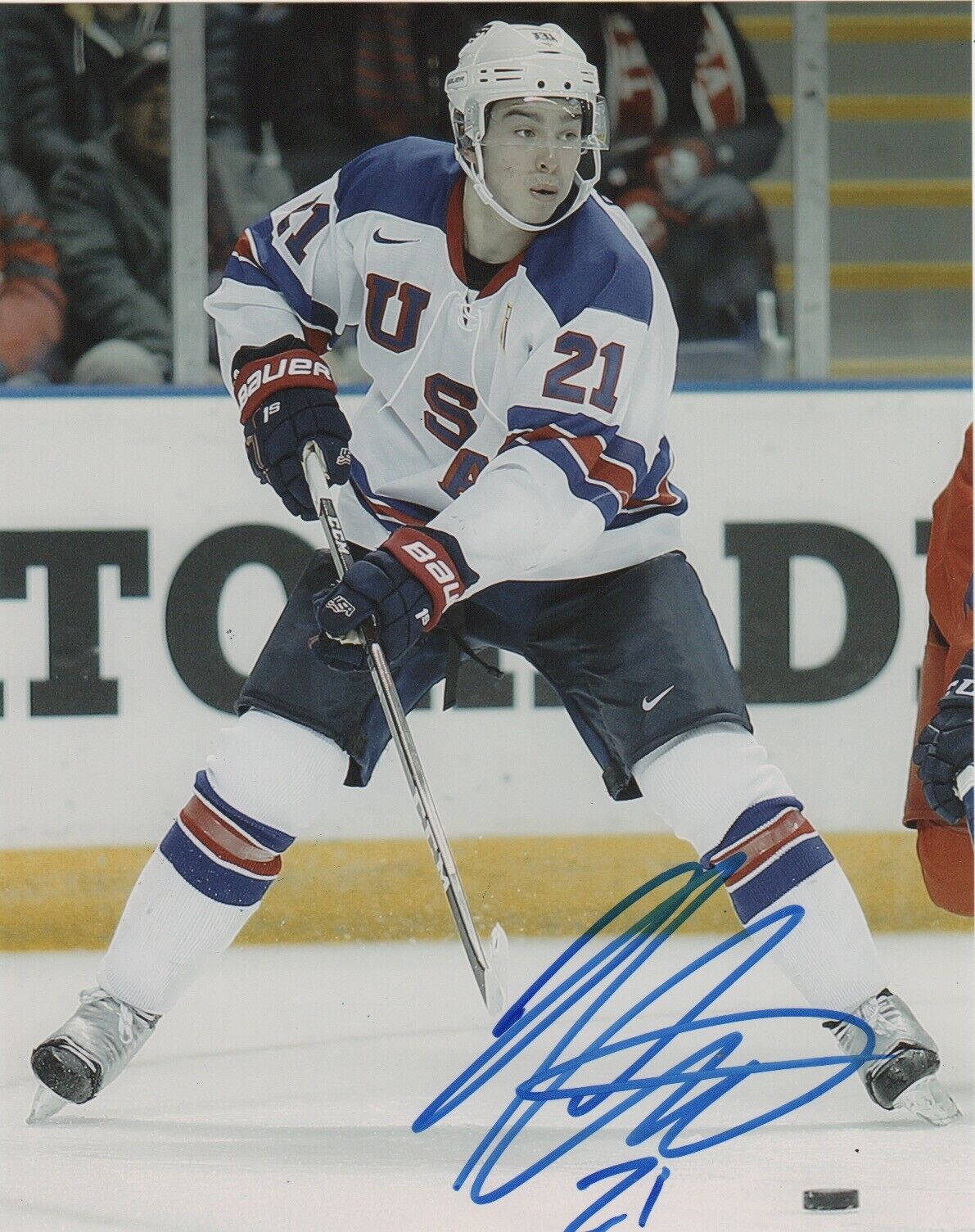 Team USA Noah Cates Signed Autographed 8x10 Photo Poster painting COA #1