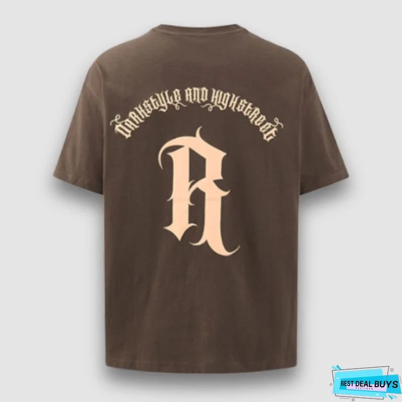 Simple Letter Printed Tee