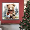 >SALE<5D DIY Partial Special Shaped Drill Diamond Painting Gift Bear Kit Decor 30x30cm