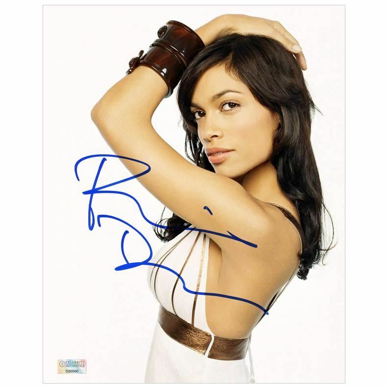 Rosario Dawson Autographed 8×10 Portrait Photo Poster painting