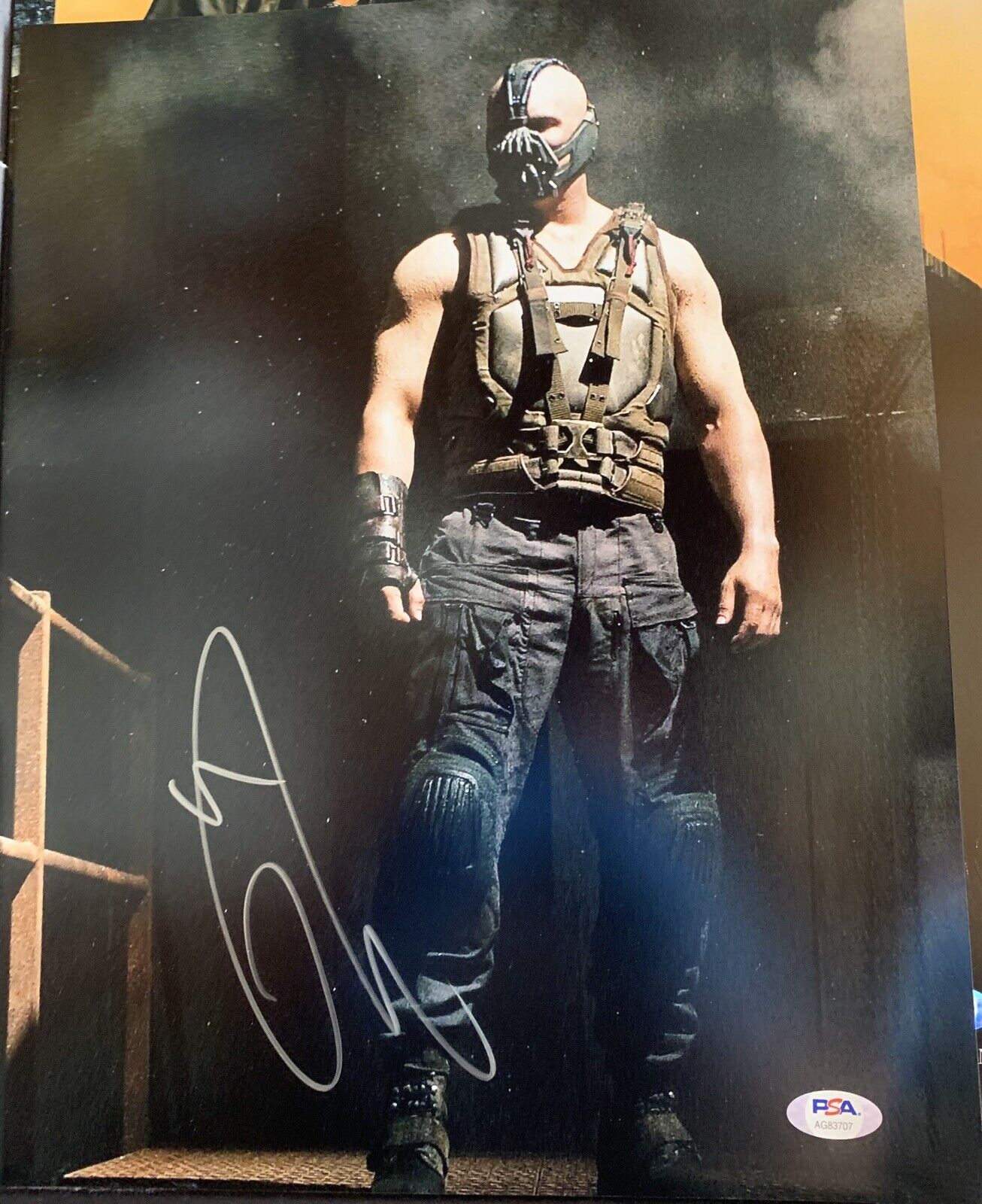 Tom Hardy Batman Signed Auto 11x14 Photo Poster painting Pic Psa/dna Coa